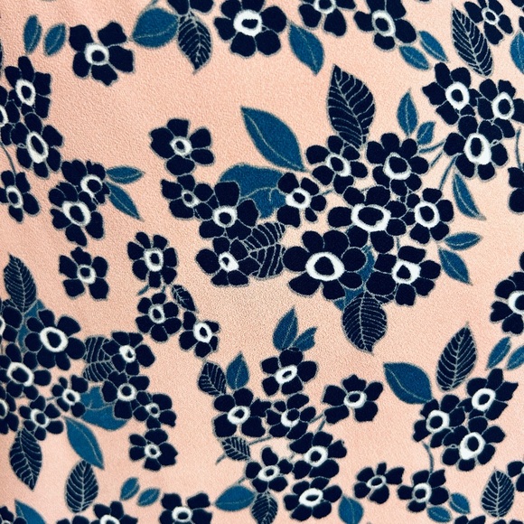 J. Crew Rosy Floral Wrap Dress 365 Crepe Size 14 - Picture 14 of 14